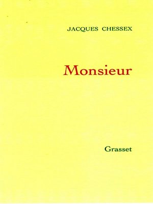 cover image of Monsieur